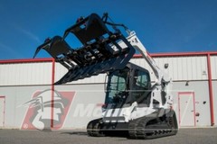 Twin Cylinder Root Grapple for Kubota Track Loader Attachment 84″ Heavy Duty