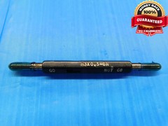 M3 X .5 6h METRIC SET THREAD PLUG GAGE 3 GO NO GO P.D.’S = 2.675 & 2.600 CHECK