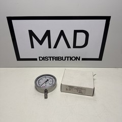 ASHCROFT 10-1008-SL-02L-30 100m Steel Pressure Filled Gauge 30 psi 101008SL02L30