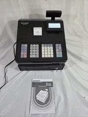 SHARP XE-A207 CASH REGISTER Control System Electronic With Key And Manual Tested