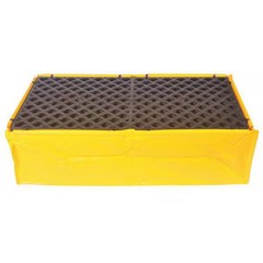 Ultratech 1345 Spill Pallet, 66 Gal Spill Capacity, 2 Drums, 1, 200 Lb Load