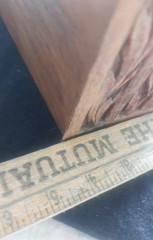 1970s Retro Desk Organizer 3 Tier 6 Slot Holder Faux Wood Lerner