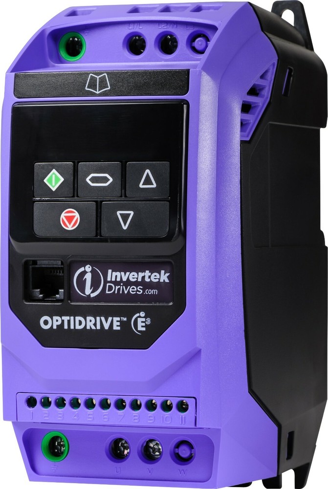ODE-3-140012-3F12 Invertek VFD 0.5HP 1.2A 380V-480V 3Ph/3Ph VFDexchange