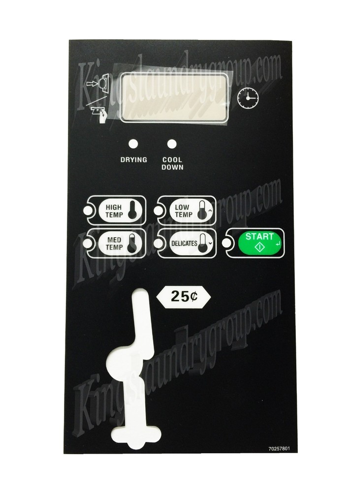 Brand New Dryer Overlay For Speed Queen #70257801 SQ BC/BX TEXT STK
