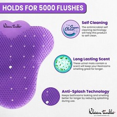 3 – 50 Scented Bathroom Urinal Screens Deodorizing Anti-Splash Fresheners Mats