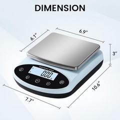 Analytical Balance 5000G X 0.01G Digital Gram Scale 0.01G Accuracy Precision Lab