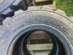 4 NEW 12-16.5 Skid Steer Tires -Forerunner – 12X16.5 – For Bobcat & others