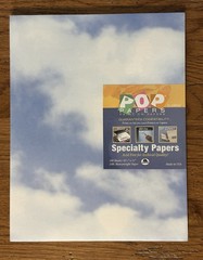 VTG AMPAD POP Specialty Printer/Copier Papers CLOUDS Party Invitations 100Sheets