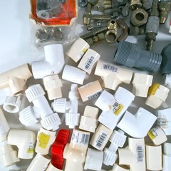 PVC/Metal Plumbing Fittings Lot DIY Handyman Plumber New Open Box