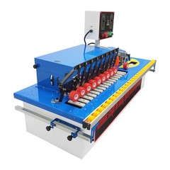 110V Woodworking Curve&Straight Edge Bander Double-sided Polishing Trimming