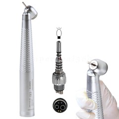 COXO Dental Fiber Optic LED 45 Degree Handpiece /Swivel Coupler 6 Hole Fit KAV