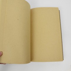 Vtg Blue Handworks Handmade Journal/Sketchbook – Leaf Cover/Bamboo Indonesia NOS