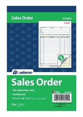 DC5805 – Adams Carbonless 2-Part Sales Book, 5 9/16″ x 8 7/16″ – 20 PACK