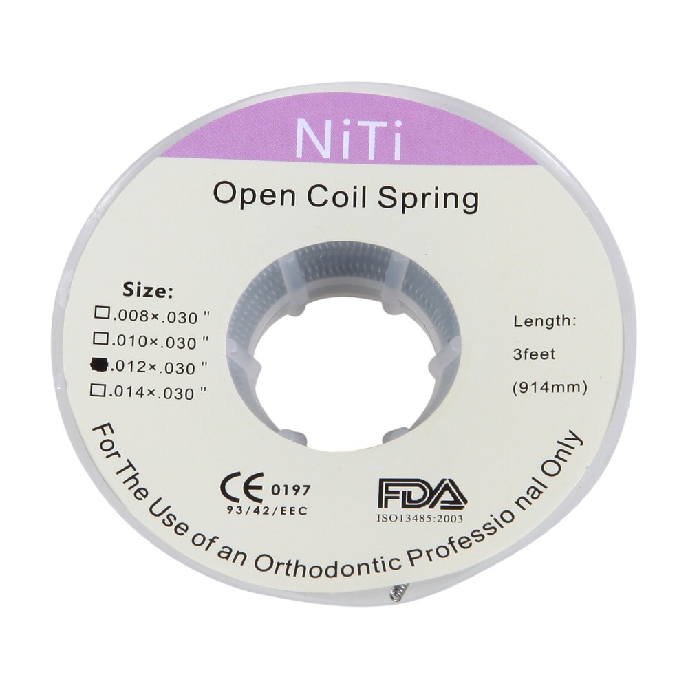 Dental Orthodontic Niti Open Coil Spool Springs Accessory 012*030″ / 010*030″