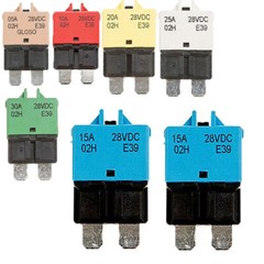 5PC 5A-30A Circuit Breakers Resettable Blade Type Fuse Car Truck Boat Marine