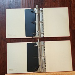 Lot National Brand 87-124 USA 3-Ring Binder 4” Spine Heavy Duty Piano Hinge RED