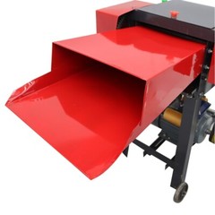 220V Hay Chopper Animals Feed Fodder Cutting Corn Straw Chaff Cutter 6 Blades