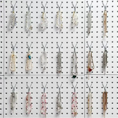 40 Pack Pegboard Hooks J-Hook – 1 Inch Silver J Hooks for Pegboard – Heavy Duty