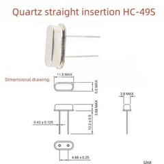 20PCS HC-49US 48M 48MHZ 48.000M 48.000MHZ HC-49S Crystals Oscillators NEW