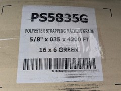Machine Grade Polyester Strapping Green 4200 FT. x 5/8 IN. x 0.035 IN. PS5835G