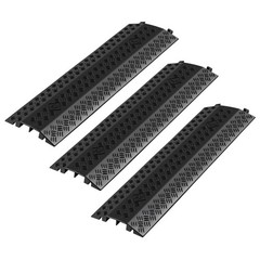 VEVOR Drop Over Cable Cover Heavy Duty Floor Cord Protector Ramp 17500 lbs 3 PCS