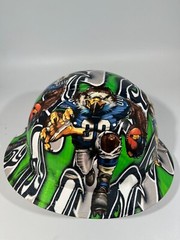 New Full Brim Hard Hat Custom Hydro Dipped SEATTLE SEAHAWKS