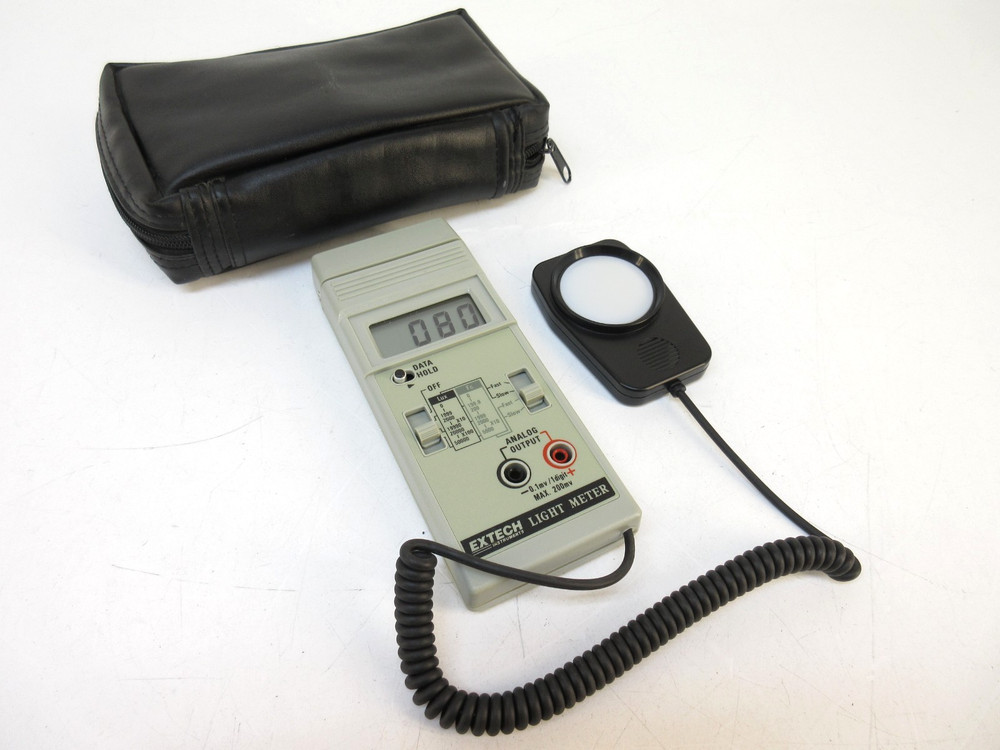 Extech 401025 Foot Candle / Lux Light Meter with Remote Sensor – Tested