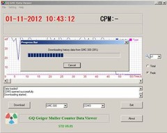 Two GQ GMC-300E+V4 Nuclear Radiation Detector Data logger Beta Gamma detection