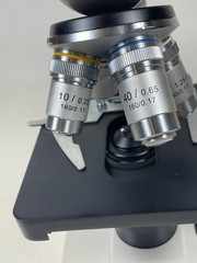 OMAX 40X-2000X M82E LED Binocular Compound Science Lab Microscope Tested Works