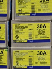 HU361 SQUARE D NEW IN BOX (65 AVAILABLE) FREE SHIPPING