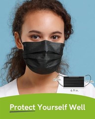 Disposable Face Masks, 3-Ply ASTM Level 3 Medical Grade, FSA/HSA Eligible, Br…