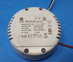 Dimmable LED Driver, DR-CV-30, HUARUI , 30-42 Volt, 700mA, 30 Watt