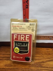 Fire-Lite Alarms BG-12 Fire Alarm – Dual Action: Push In, Pull Down – Lexan
