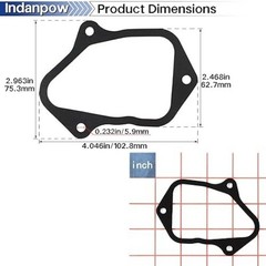 Cover Gasket Compatible with 595342, 84006588, 594088, Fit just right for a 21″