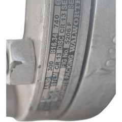 NEW Walworth 2” 300 WCB Gate Valve, 5206F CR13 Stem Disc