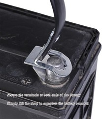 Heavy Duty Metal Side Lift Strap Battery Carrier Bracket, 14″ Lifting Belt for S
