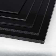 PP Polypropylene Black Plastic Flat Board Plate Sheet Select Size
