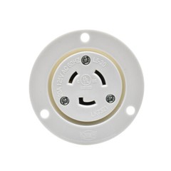 Twist Lock Flange Receptacle 3 Wire, 20 Amps, 125V, NEMA L5-20R – YGF036F