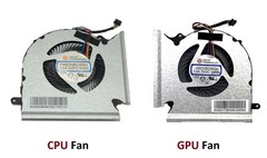 Laptop CPU GPU Cooling Fan PABD08008SH N453 N454 5VDC For GE66 GP66 GL66