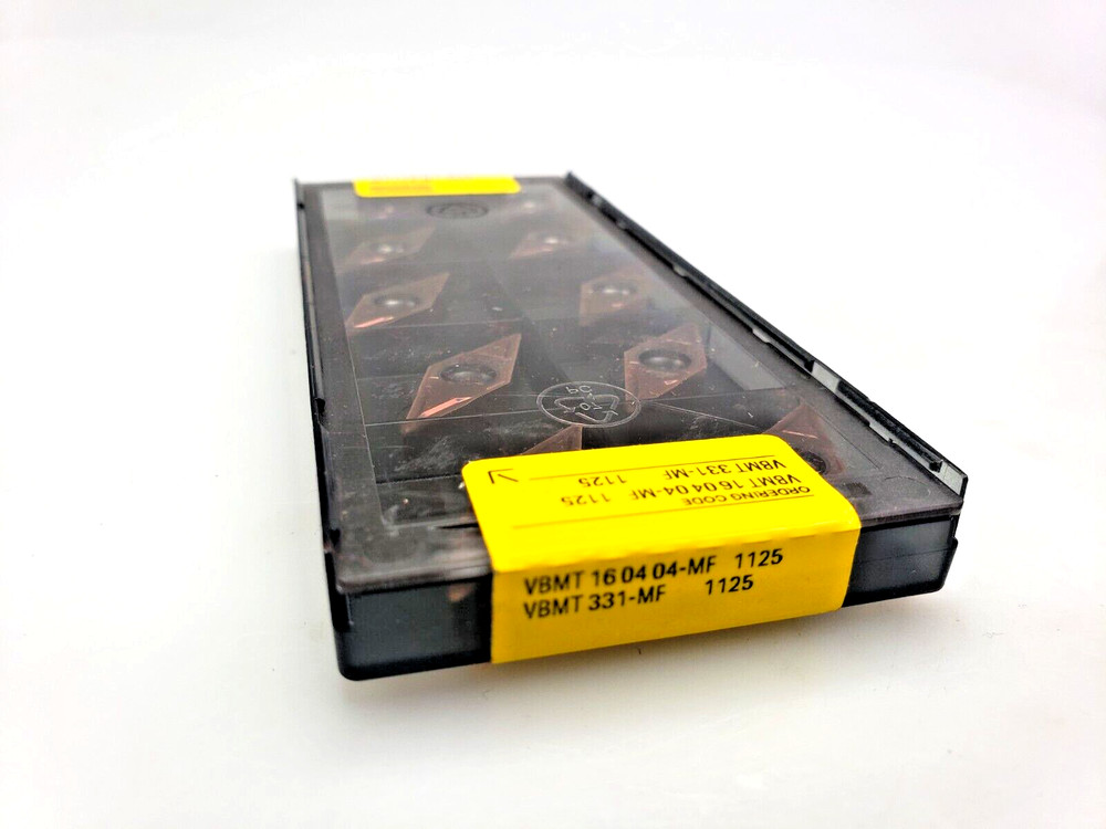 Sandvik Coromant VBMT 331-MF 1125 (VBMT 16 04 04-MF) Carbide Inserts (Box of 10)