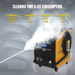 Dry Ice Blasting Machine Equipment Pellet Dry Ice blaster Cleaning with Nozzle