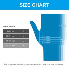 FINITEX Blue Disposable Nitrile Exam Gloves – 200 PCS/BOX 3.5mil Rubber