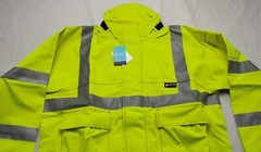 Neilsen Rain Wear Adult’s Pro Arc Long Rain Coat JQ2 Hi-Vis Yellow Size L-2XL