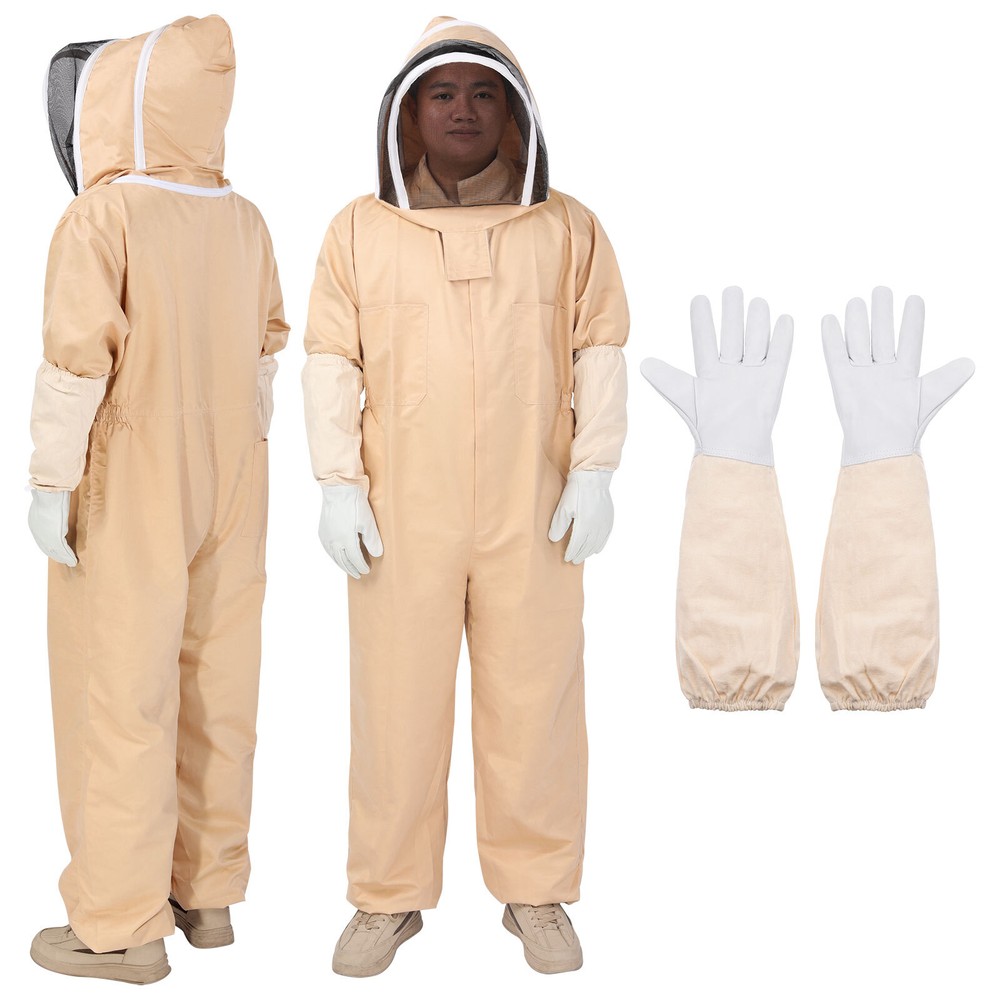 Bee Suit for Men Women XL Beekeeping Suit with Glove and Veil Hood for BeeKeeper