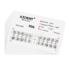 Dental Orthocontic bonding Bracket Braces Light cure adhesive MBT/Roth 022/018