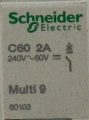 USED Schneider C60 2A Circuit Breaker