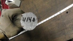 1.500 (1-1/2 inch) Dia x 30.75 inches, 4140 Alloy Steel Round Rod, Bright finish