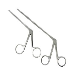 2 Pieces – Alligator Forceps With Serrated Tips Micro 3.5″ + 5.5″ ENT