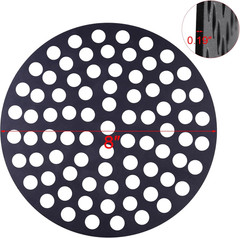 8-Inch Cast Iron Floor Drain Cover – round Drain Grate Replacement – Rust-Resist