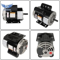 Compressor Duty Electric Motor 3 hp 3450RPM 56 Frame 1 Phase 115-230V 5/8″ Shaft